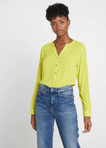Yellow long sleeve tee