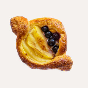 Apple & rasberry croissant