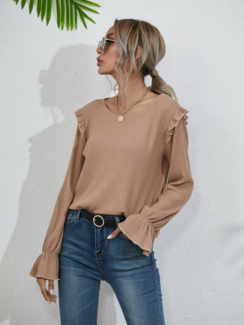 Light brown cotton top