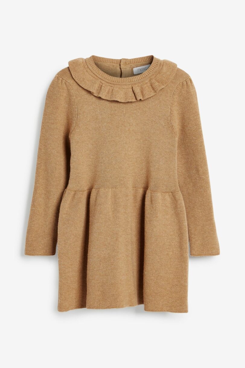 Brown cashmire dress