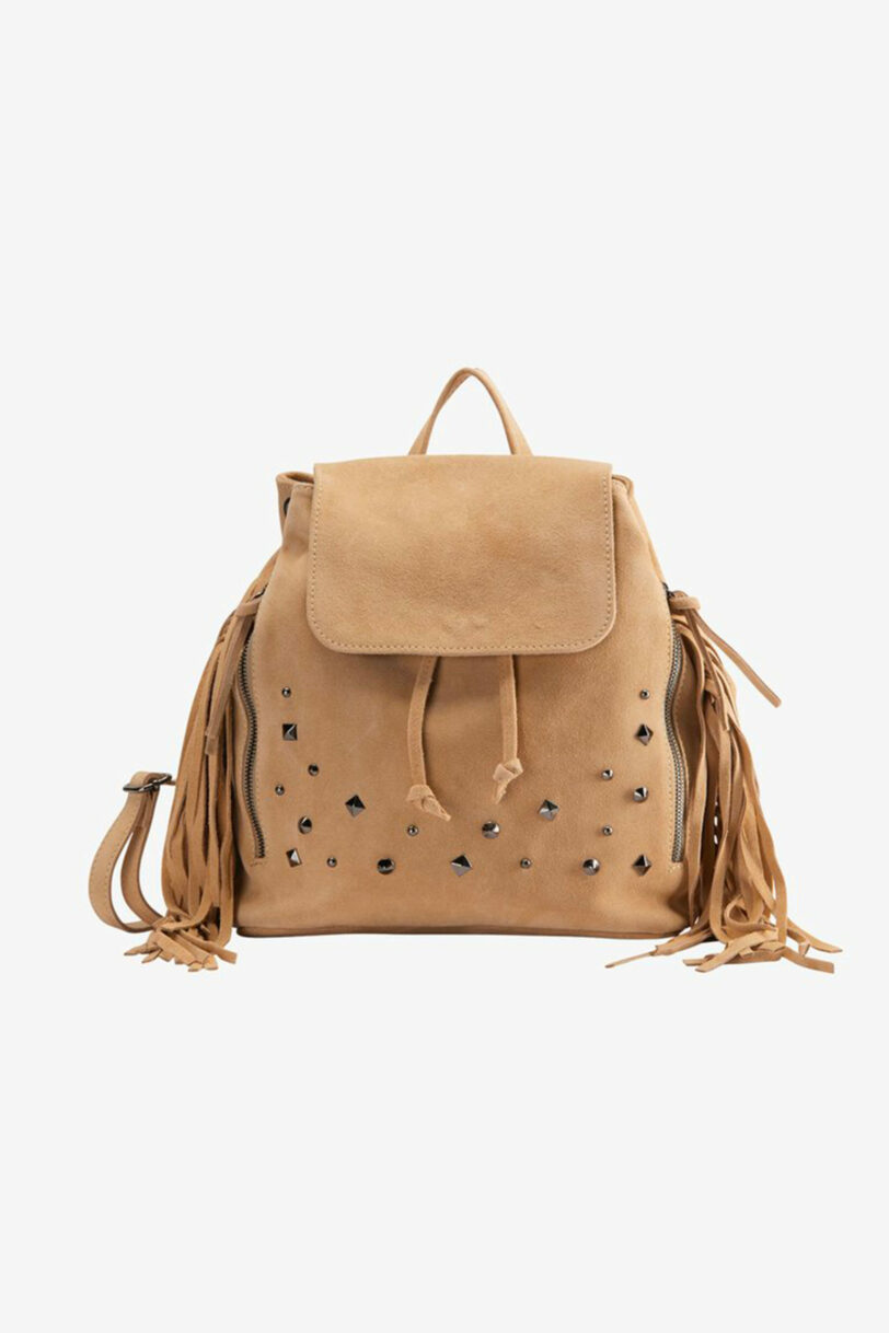 Brown backpack