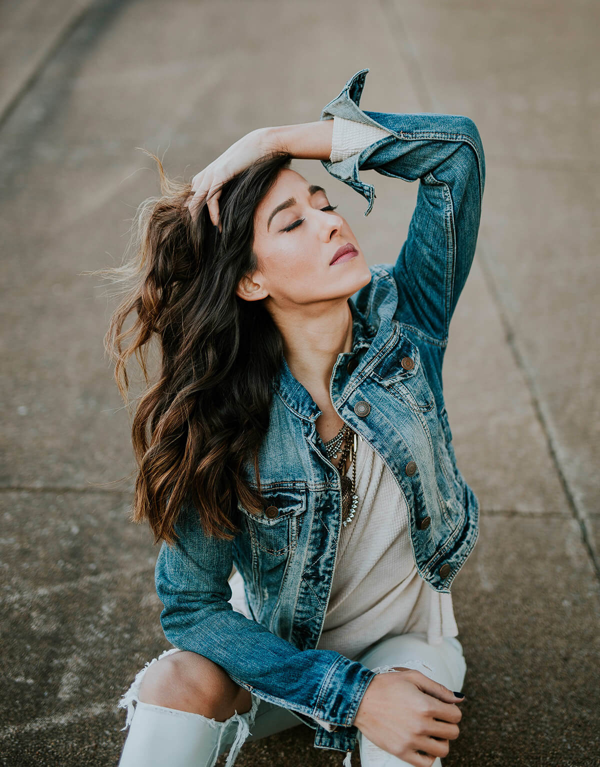 Romantic denim jacket - Image 3