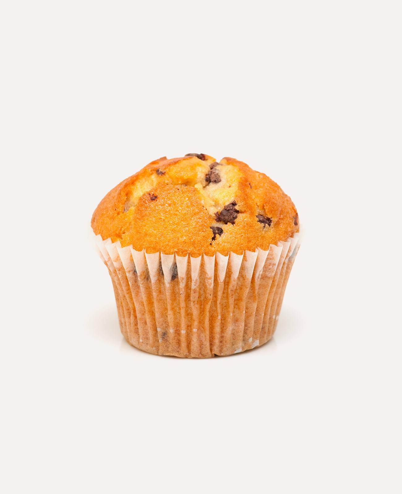Vanilla muffin with chocolate chip / Sugar-free