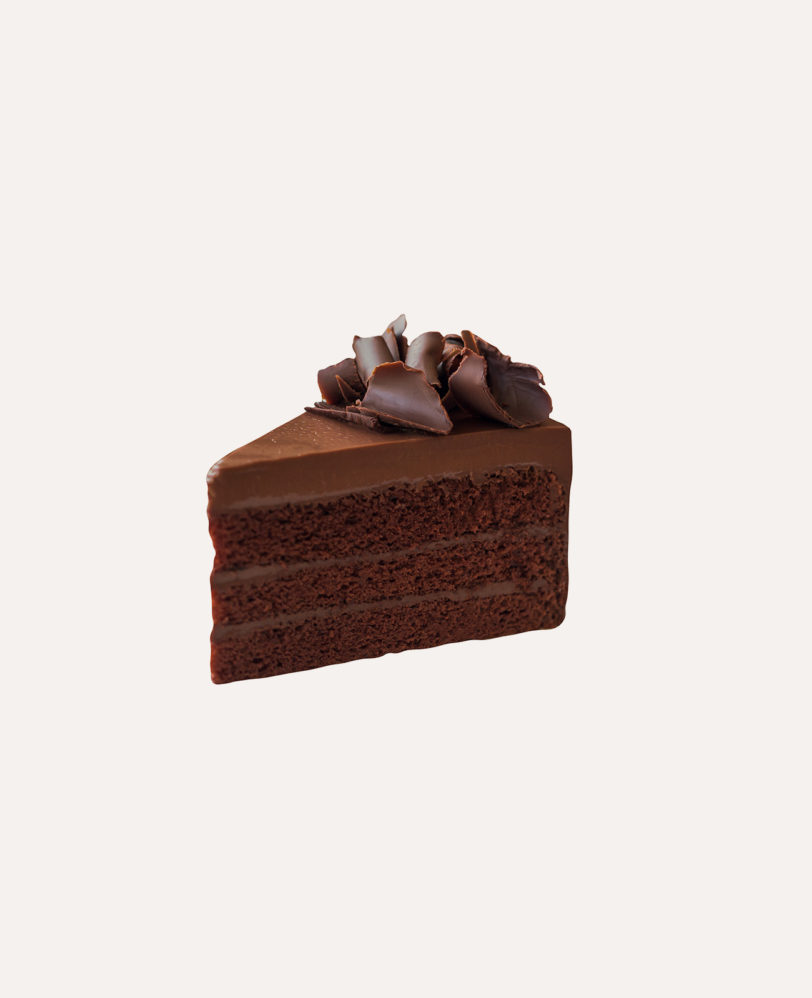 Coffee & Chocolate Dark Cake - Veg