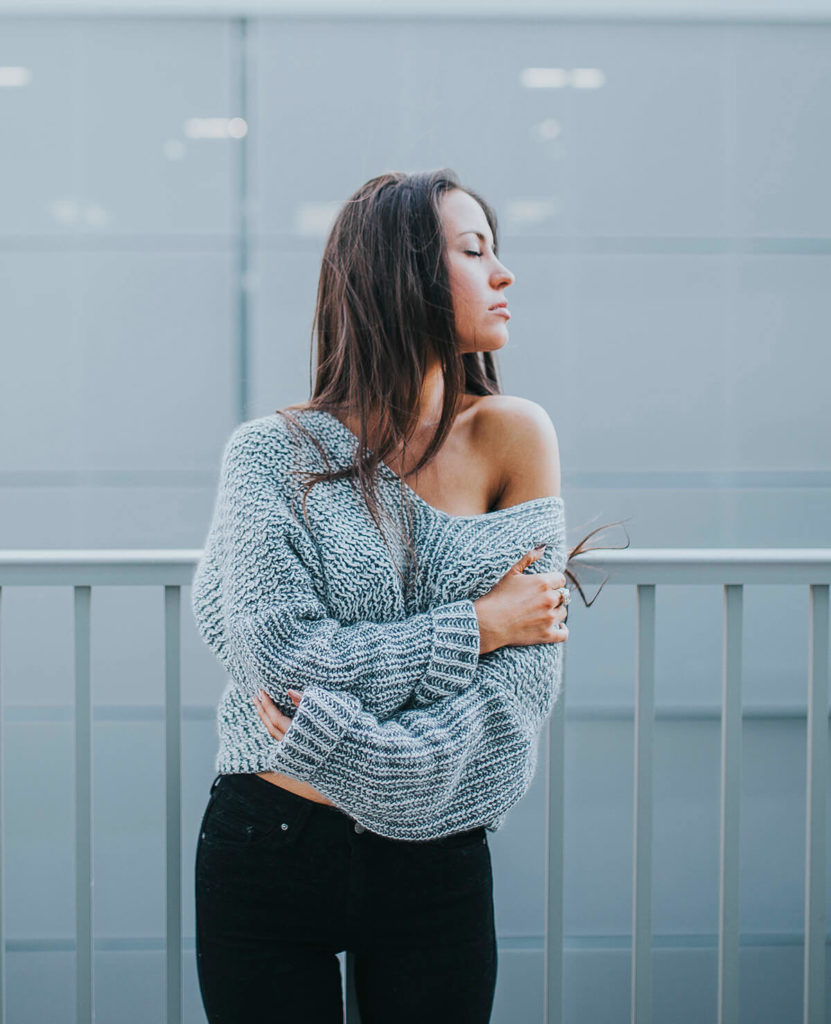 Grey cashmere sweater - Image 3