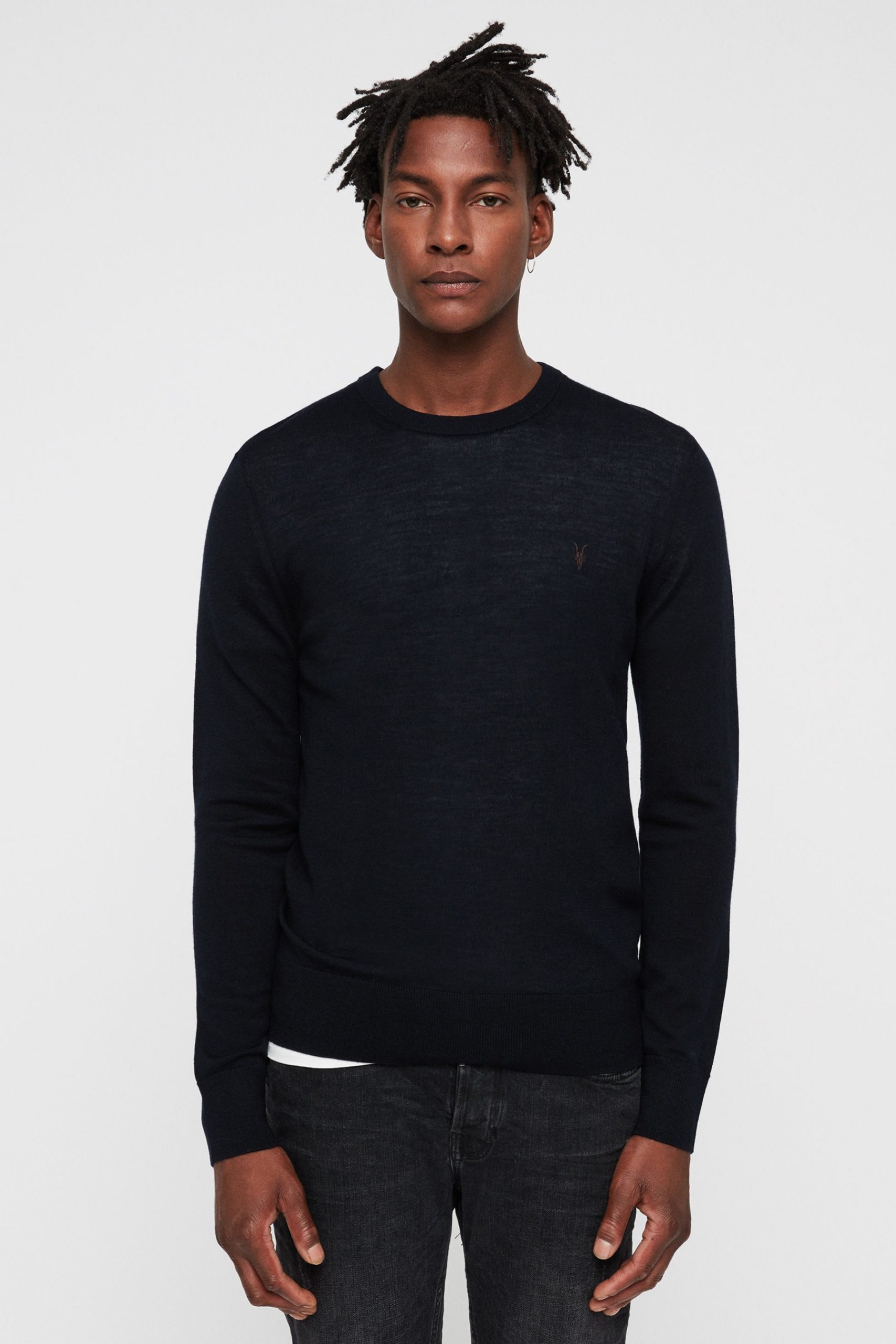 Black cachemire shirt for man