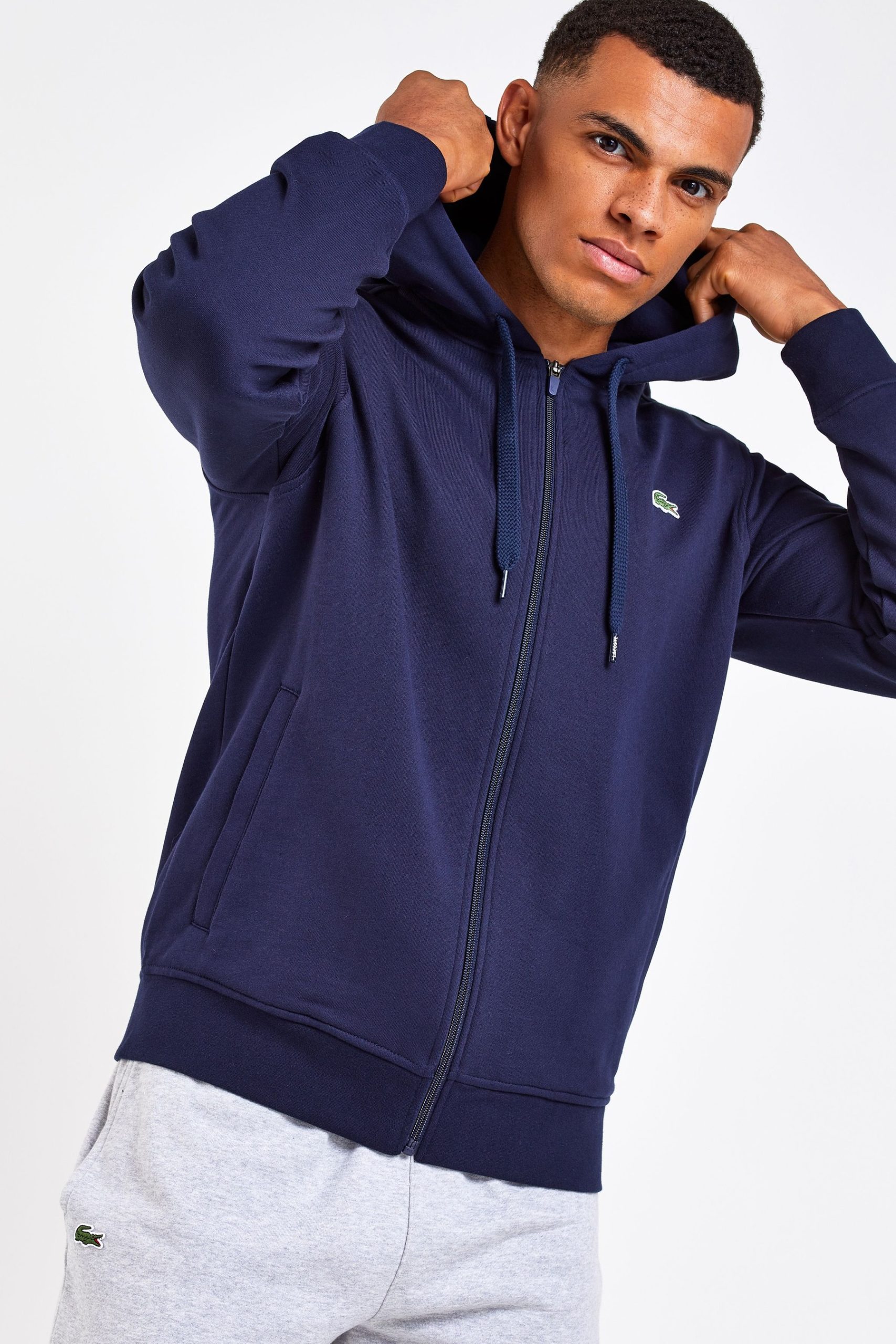 Blue cotton sweatshirt