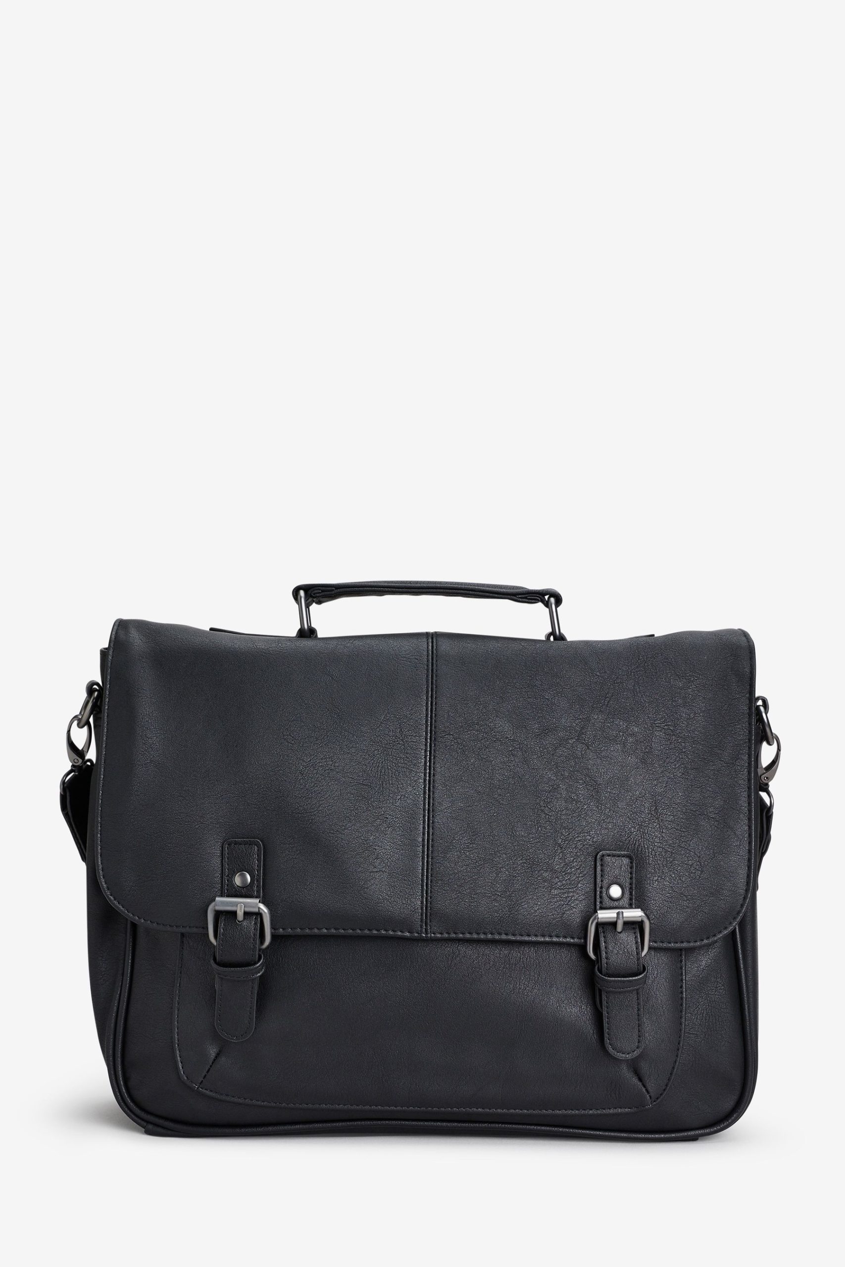 Black Leather bag for man